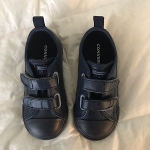 Kids leather converse shoes